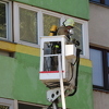 Požar na balkonu stambene zgrade na Grbavici