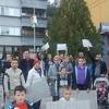 Goraždani mirnim okupljanjem pružili podršku porodicama Davida i Dženana