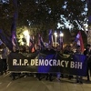 Protesti u Mostaru: Okupljeni poručili da Komšić nije njihov predsjednik