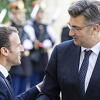 Macron u svom govoru na sastanku s Plenkovićem nijednom nije spomenuo BiH