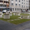 Nekadašnji parking ispred Pozorišta mladih u Sarajevu pretvoren u zelenu oazu