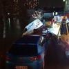 Caddy sletio s ceste i završio u Miljacki u naselju Dolac Malta