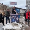 Stanivuković opet "privukao" policiju: Smetaju vam ljudi na Trgu Krajine, a ne smeta snijeg