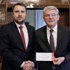 Skaka uručio pozivnice za EYOF Džaferoviću i Komšiću