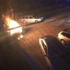 Izgorio putnički automobil na Ilidži, vatrogasci spriječili širenje vatre