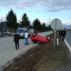 Prevrnuo se automobil na brzoj cesti kod Sarajeva