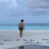 Salah i tokom pauze razmišlja samo o Liverpoolu, na plaži ispisao slogan Redsa