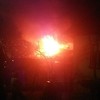 Gorio krov kuće u sarajevskom naselju Švrakino Selo