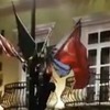 Navijači Armenije u Sarajevu skinuli zastavu Turske s uličnog stuba, Turci je vratili
