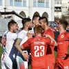 Žestok obračun na početku utakmice Olimpik - Velež