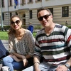 Tarik Filipović sa suprugom Lejlom uživa u sunčanom danu u Sarajevu