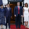 Trump proslavio rođendan supruge Melanije uz službenu večeru s premijerom Japana