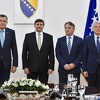 Matthew Palmer sa članovima Predsjedništva BiH: Ključna tema NATO put