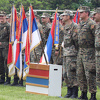 Uz državnu himnu jedinica OS BiH predala raport Dodiku, on pozvao da obuku uniforme Vojske RS-a
