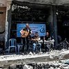 Palestinci u razrušenoj Gazi održali koncert u znak protivljenja Eurosongu
