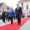 Angela Merkel svečano dočekana u Zagrebu