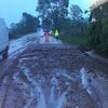 Nevrijeme u Prnjavoru, velike količine pjeska nanesene na put