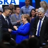 Na skupu HDZ-a u Zagrebu gostima Angeli Merkel i Manfredu Weberu pustili Thompsona