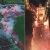 Pogledajte kako je iz zraka izgledalo slavlje na Koševu i ispred Vječne vatre