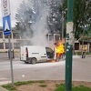 Kombi se zapalio tokom vožnje u Rakovici kod Sarajeva