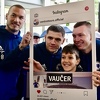 Zmajevi se družili s građanima u centru Sarajeva, najsretniji dobili nagrade