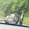 Prevrnuo se automobil u Hadžićima kod Sarajeva