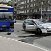 Trolejbus se sudario s automobilom na Grbavici, veća materijalna šteta na vozilima