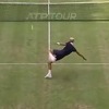 Tsonga i Paire priredili nogometni show usred poena