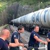 Drama u blizini hrvatske granice: Prevrnuo se voz, iscurilo 10.000 litara kerozina