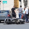 Udes u centru Sarajeva: Povrijeđen motociklista, obustavljen tramvajski saobraćaj