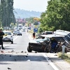 Sudar u Sarajevu, vatrogasci rezali Golf kako bi izvukli vozača