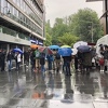 Na protestima protiv nuklearnog otpada ispred Ambasade Hrvatske više novinara nego građana