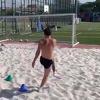 Lionel Messi trenira na pijesku i oporavlja se od nezgodne povrede lista