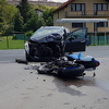 U sudaru autobusa i motocikla kod Sarajeva povrijeđena jedna osoba