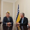 Komšić s Bertonom: Euroatlantski put uz puno poštovanje zakona i Ustava BiH