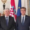 Čović i Plenković: Predstavnici hrvatskog naroda u BiH su istinski predvodnici EU i NATO puta