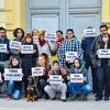 Demonstranti ispred bh. ambasade u Beču: Oslobodite Vučjak, logor smrti