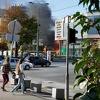 Trenutak eksplozije plinske boce u centru Sarajeva
