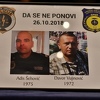 Podignuta spomen-ploča u čast ubijenih sarajevskih policajaca Adisa i Davora
