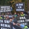 Protesti u Dvoru u Hrvatskoj: Preispitati odluku o odlagalištu radioaktivnog otpada
