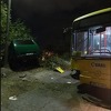 Sudar kombija i GRAS-ovog autobusa u Sarajevu, kombi završio "na ivici"