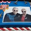 Grabar-Kitarović poklonila gradonačelniku Bandiću bizarnu tortu za rođendan