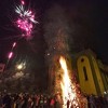 Vjernici u Zenici zapalili badnjak te najavili dolazak pravoslavnog Božića