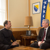 Džaferović u nastupnu posjetu primio novog ambasadora Indije