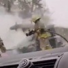 Sarajevo: Zapalio se Audi tokom vožnje u naselju Vraca