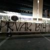 Navijači Željezničara ispred NSBiH tražili titulu iz 1946. godine