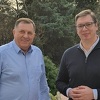 I ovog vikenda su zajedno: Vučić se pohvalio "opuštenom nedjeljnom šetnjom" s Dodikom