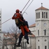 U centru Sarajeva održana vježba spašavanja s visine u slučaju zemljotresa