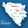 Pet novih slučajeva koronavirusa u Bosni i Hercegovini