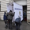 Pred ulazom u Općinu Centar u Sarajevu postavljen dezinfikacioni tunel